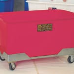 250 ltr Trolley bin on a separate Galvanised frame | iPlast AUS